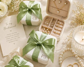 Bridesmaid Gift | Jewellery Box | Personalised Gift for Bridal Party | Jewellery Organiser