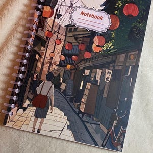 Japan Notizbuch A5/A6 – Japan Ästhetik Design Nr. 2 - Spiral Notizheft - Japanisches Geschenk image 12