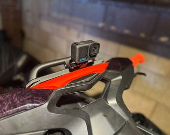 Empuñadura adicional para manillar de pasajero delantero Sea-Doo RXT-X con soporte para cámara