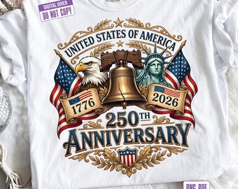 USA 250th Anniversary Eagle Liberty Bell Artwork (Digital Download)