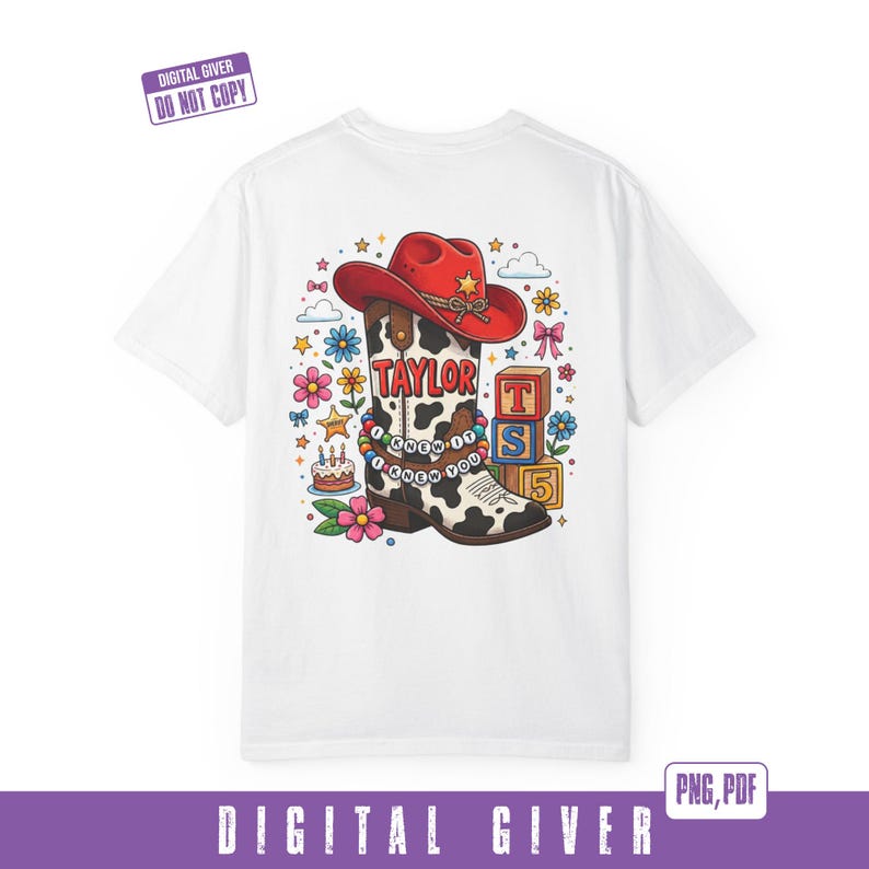 I Knew It I Knew You PNG, Toy Story 5 Shirt Design, Retro Woody Buzz Western Cowgirl Sublimation Digital Download image 14