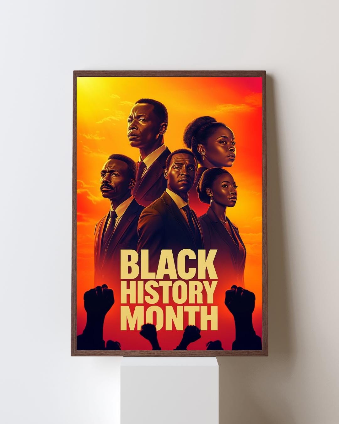 Black History Month Poster Inspirational African American Art 20x30 ...
