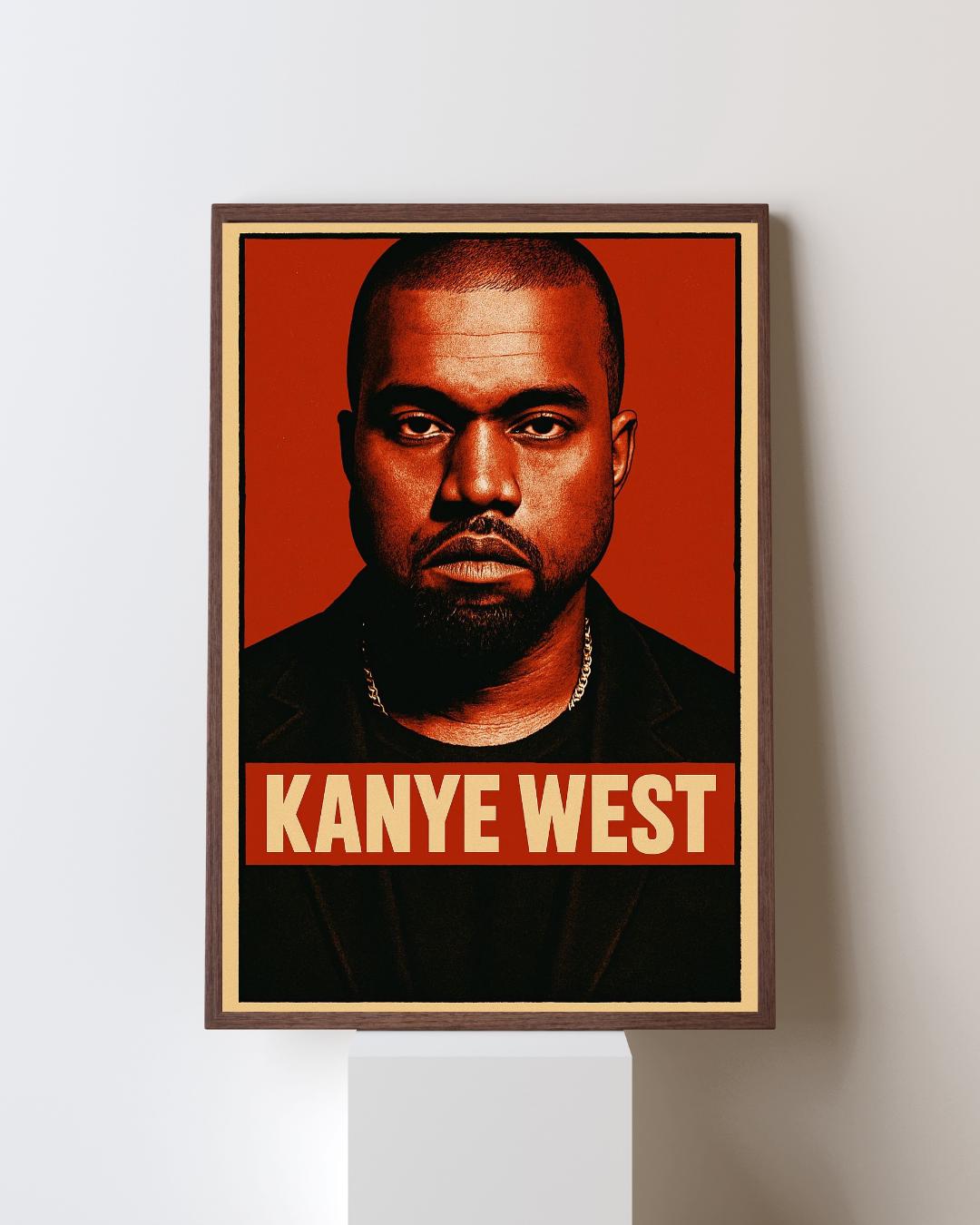 Kanye West Poster 20x30 Music Legend Wall Art Hip Hop Icon Print