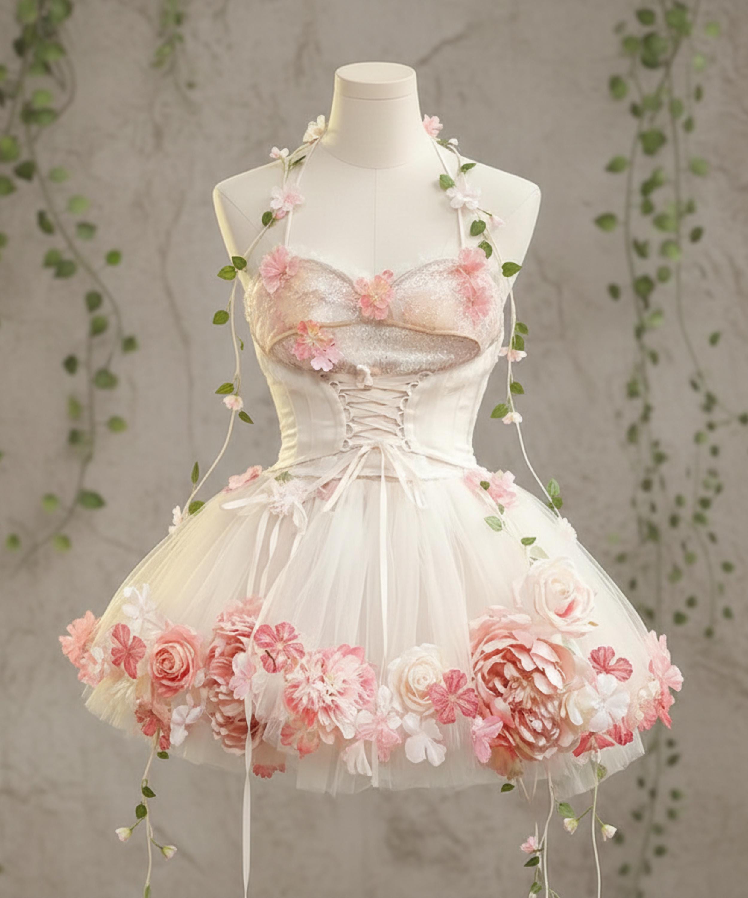 Pink Corset Fairy Core Dresses - Etsy