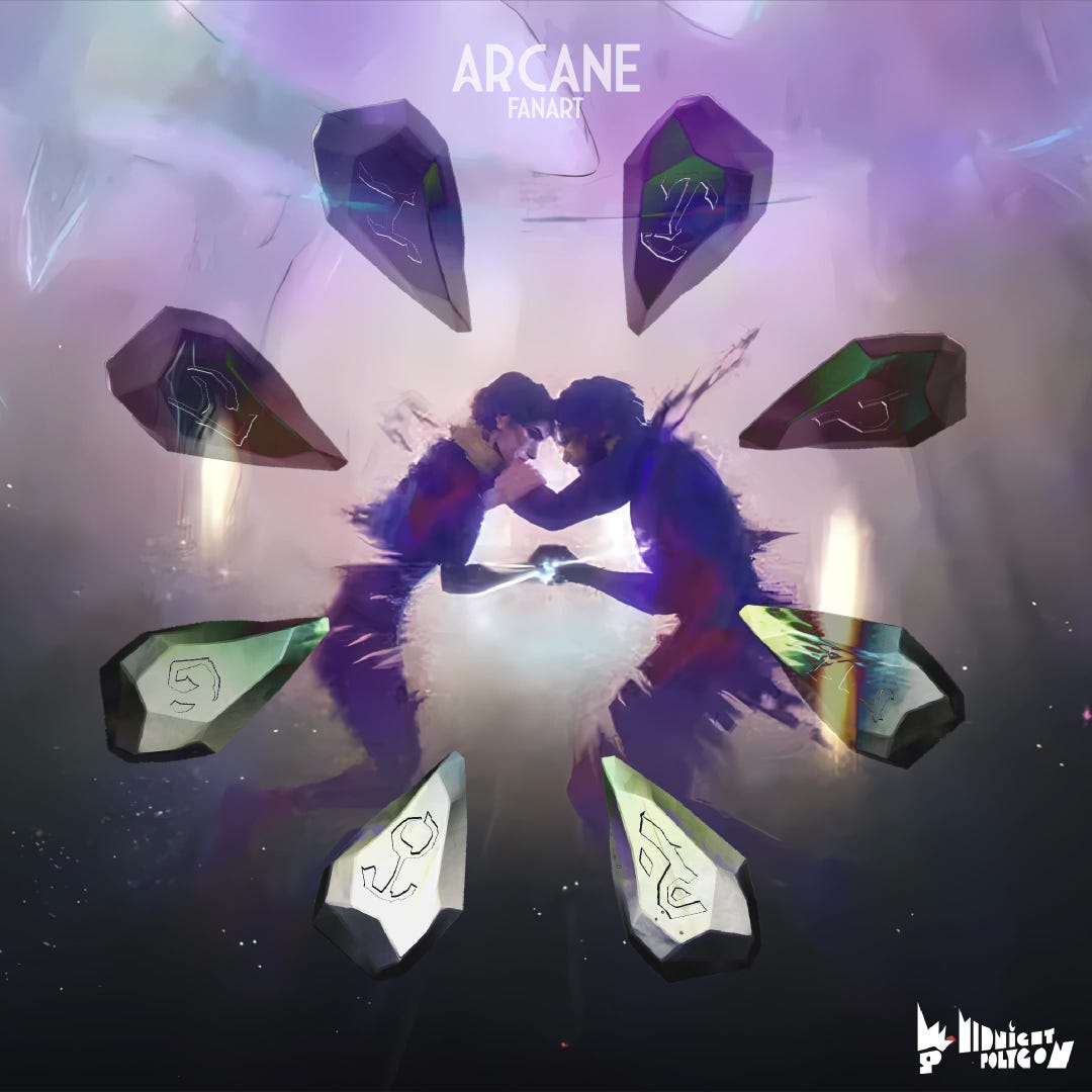 Complete Rune Set From Arcane Season 1 and 2 Digital Models for 3D ...