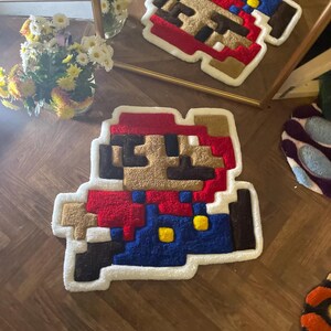 8 Bit Rug Handmade Mario Rug – 8-bit Pixel Art Gamer Decor - Etsy Canada