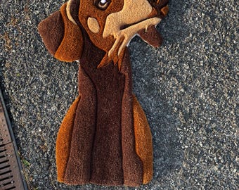 Made to order-Handmade Tufted Dachshund Rug – Custom Pet Portrait Decor