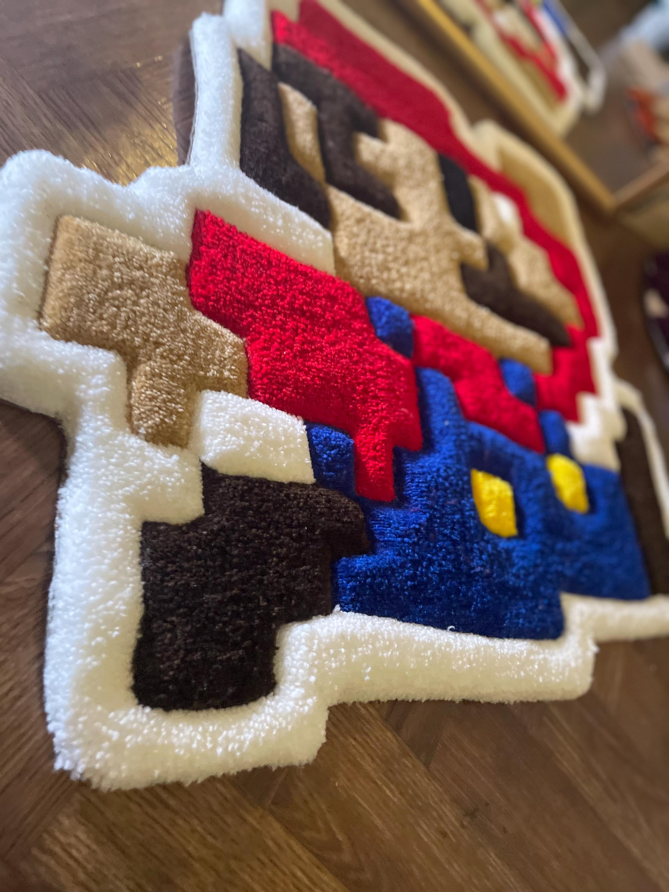 8 Bit Rug Handmade Mario Rug – 8-bit Pixel Art Gamer Decor - Etsy Canada