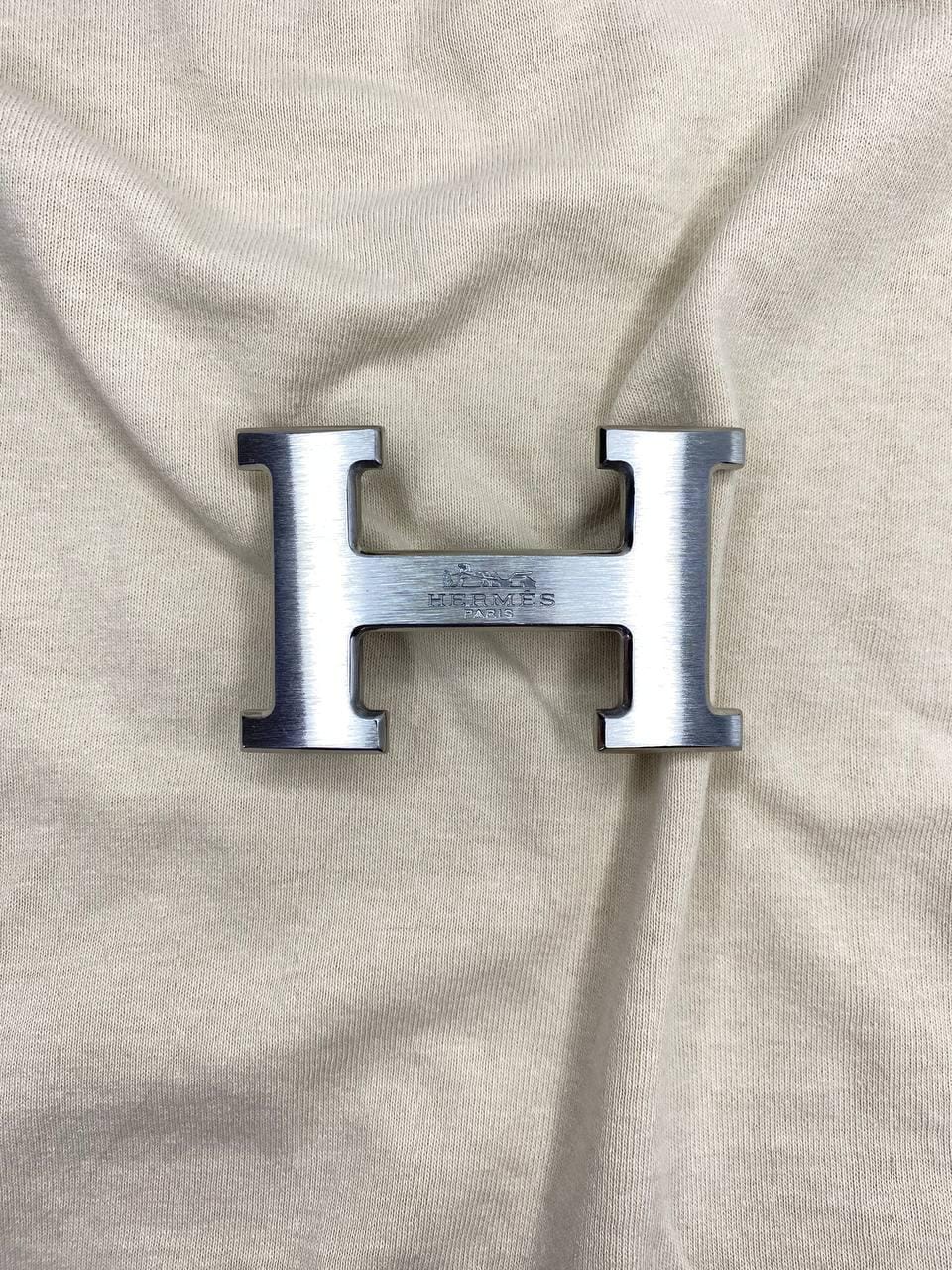 Vintage Hermes Logo “H” Belt Buckle 40mm Silver Unisex Luxury Accessory  Rare Collectible Paris Design - Etsy, image size:960x1280