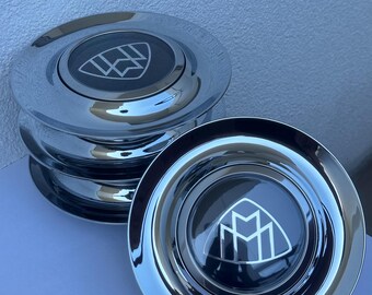 メルセデスベンツ ホイールハブキャップ、145 mm ブラックセンター