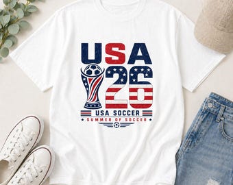 Camiseta USA Soccer World Vintage Comfort Colors, regalo retro para aficionados al torneo de fútbol, camiseta Soccer 2026, camisetas con código de país, regalo para amantes de los aficionados de EE. UU.