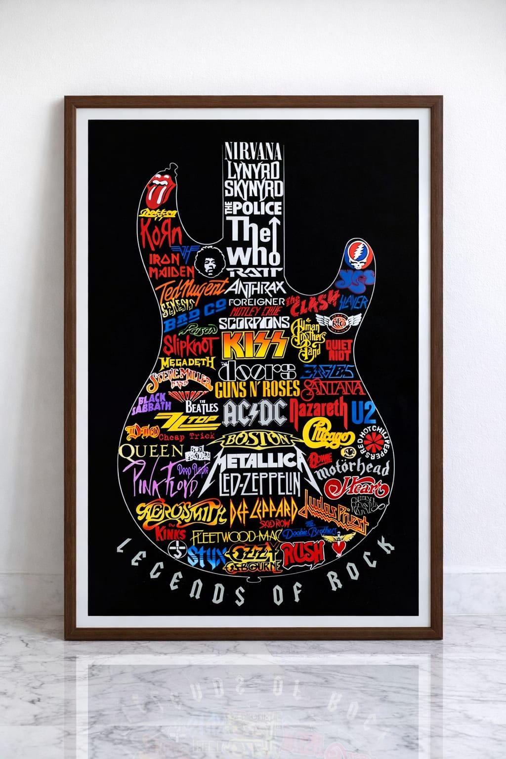 Rock Music Legends Print Set Iconic Rock Stars 300 DPI Digital