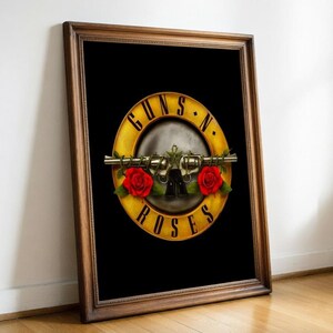 Guns N’ Roses Set of 4 – Wall Art – 300 DPI Instant Digital Download