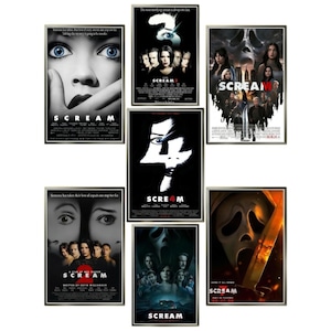 スクリーム映画ポスター - Etsy 日本