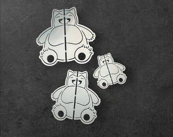 Snorlax Pokemon Whittling Stencil For Wood Carving Set