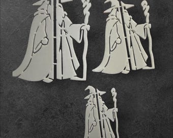 Wizard Whittling Stencil For Wood Carving Set (New)