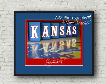 Kansas Jayhawks Fieldhouse  photography print