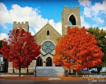 Gorgeous fall colors print. Taken in Chanute Kansas.