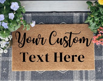 Custom Door mat, Custom Doormat, Personalized Door mat, Outdoor Door Mat, Customized Welcome Mat