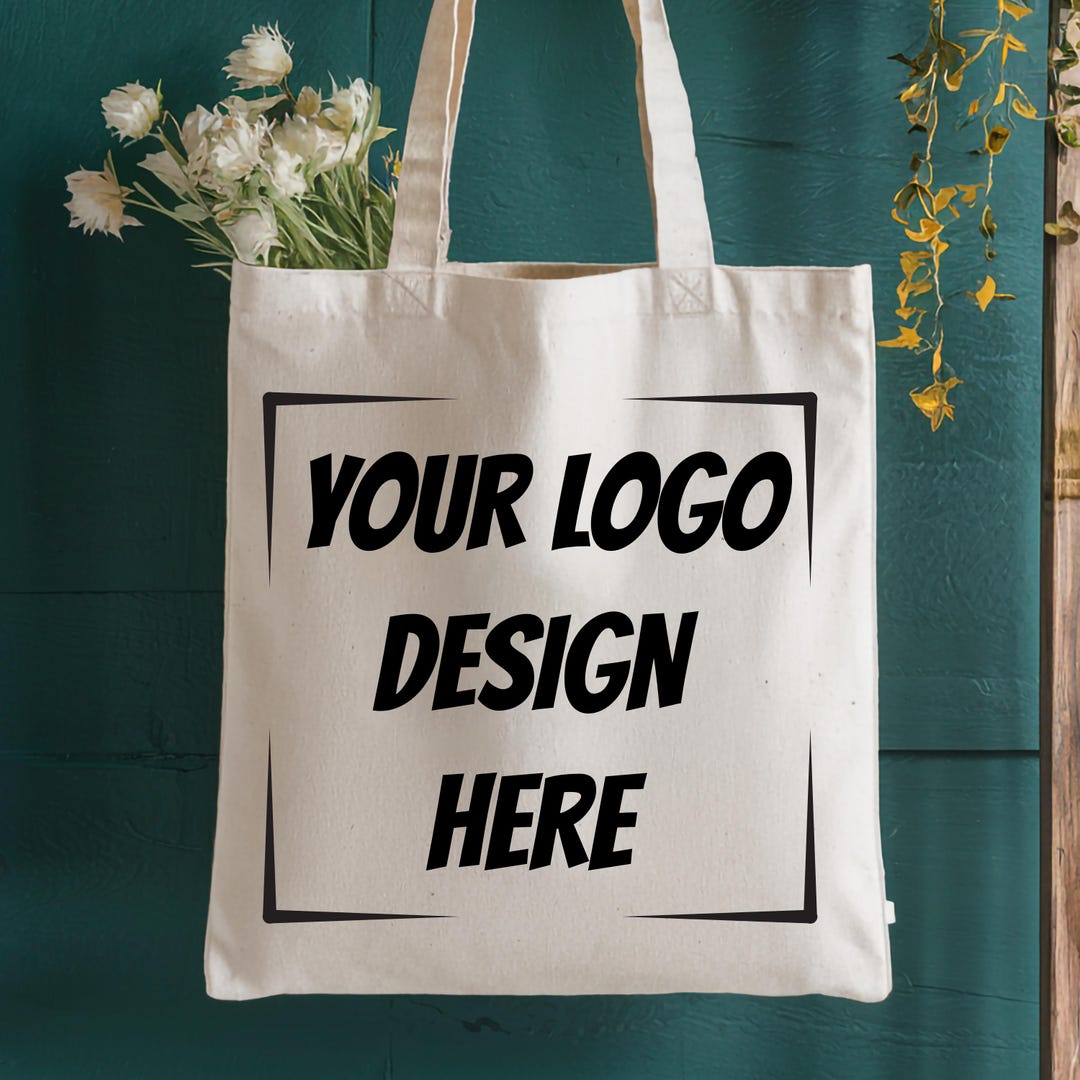 Custom Cotton Canvas Tote Bags, Custom Logo Tote Bag, Personalized ...