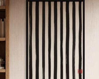 Minimalistisches Poster, Abstrakte Streifen Kunst, Modernes Wohndekor, Zeitgenössisches Design, Stilvolles Kunstwerk, Wohnzimmer Kunst, Büro Dekor