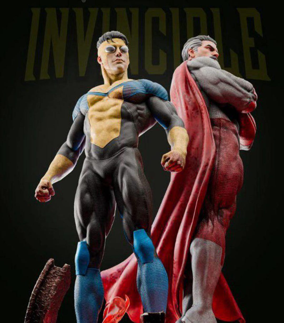 Invincible Omni Man Resin Figure Printed Handmade Game Comics - Etsy