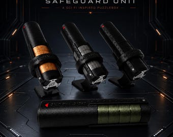 Escape Room Puzzle Box - Safeguard Unit - Sci Fi Brain Teaser