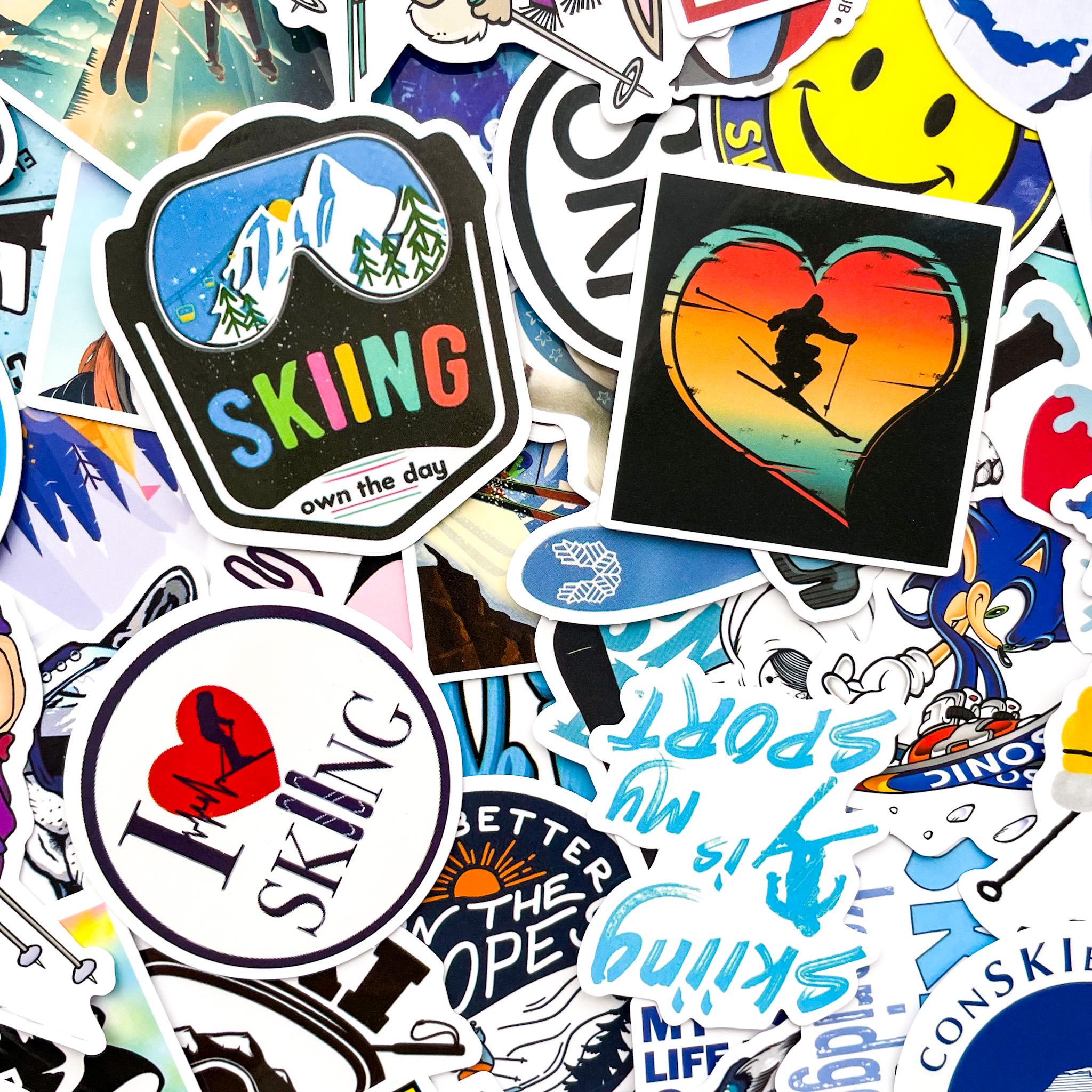 Autocollant Vintage SESTRIERE – Sticker Ski – Adesivo Adhesivo