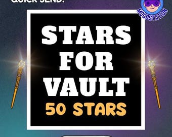 Estrelas MoGo para Vault - 50 ESTRELAS | Entrega Rápida