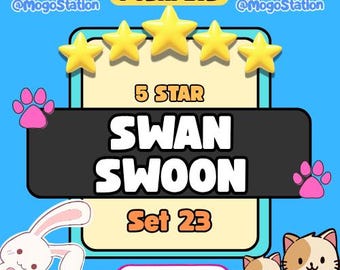 MoGo 5つ星ステッカー｜スワンズウーン｜1枚｜迅速配送｜今すぐ購入！