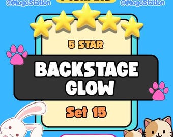 MoGo 5 Stars ステッカー | バックステージグロー | 1枚 | 迅速配送 | 今すぐ購入！