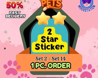 Mogo 2スターステッカー | 1枚 | 迅速な配送