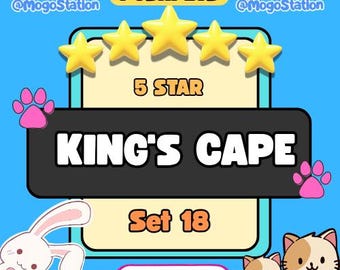 MoGo 5つ星ステッカー| KING'S CAPE | 1枚 | 迅速な配達 | 今すぐ購入!