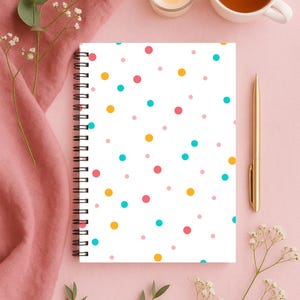Spiral Notebook Mockup Canva,  Drag and Drop Notebook Canva Template