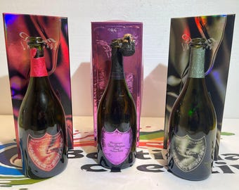 Dom Perignon Vintage 2000 Empty Champagne Bottle Gift Box French