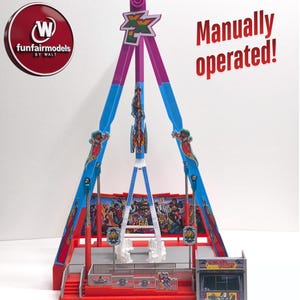 Miniatura XL Giant Swing Atracción de Feria 1:87 H0 – Modelo a Escala Regalo