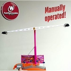 Modelo Giant Booster 1:87 – Atracción de feria H0 / Carrusel en miniatura regalo