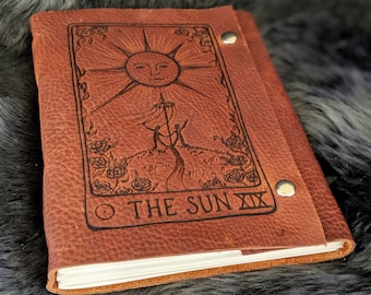 Sun Tarot Card Journal / Sketchbook / Diary / Scrapbook / Travel Log
