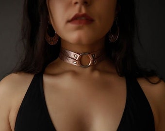 Zorra Leather Choker - Collar -