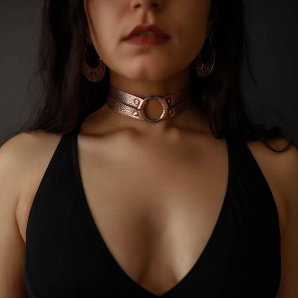 Zorra Leather Choker - Collar -