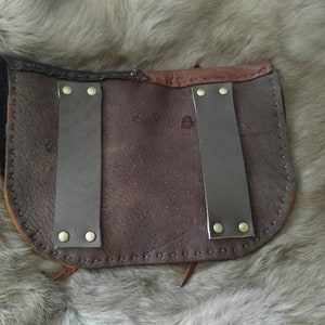 Natural Tones Buckskin Belt Bag / Hip Pouch / Fanny Pack image 4