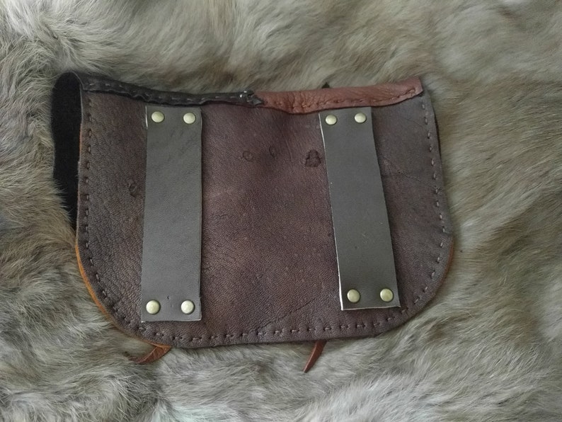 Natural Tones Buckskin Belt Bag / Hip Pouch / Fanny Pack image 4