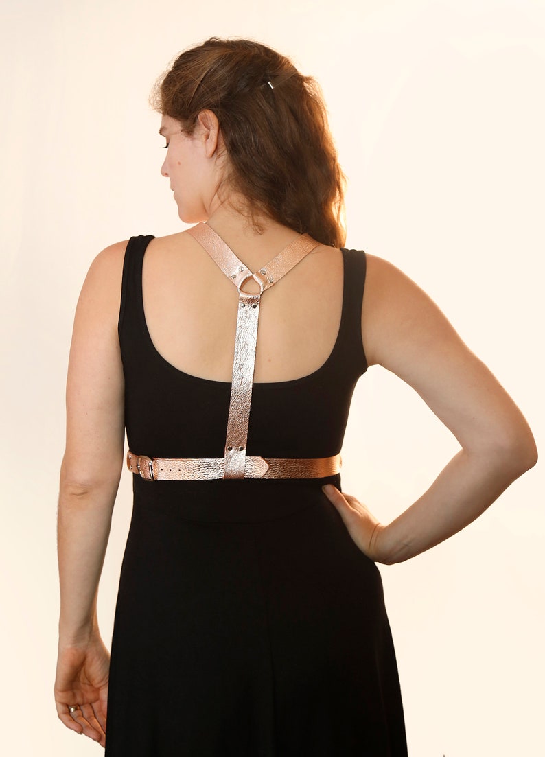 Rose Gold Selene Chest Harness
