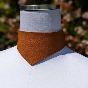 Bliss- Soft Leather Posture Collar- comfortable, supple, full grain leather