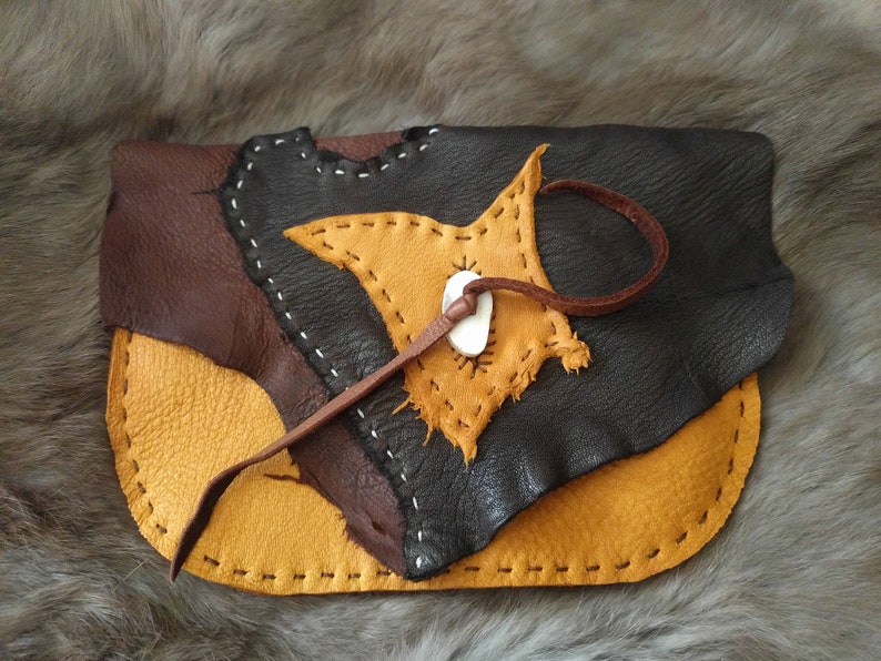 Natural Tones Buckskin Belt Bag / Hip Pouch / Fanny Pack image 1