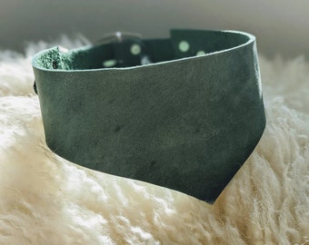 Bliss- Soft Leather Posture Collar- comfortable, supple, full grain leather