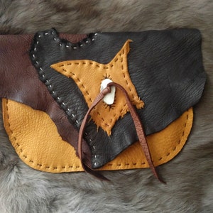 Natural Tones Buckskin Belt Bag / Hip Pouch / Fanny Pack image 3