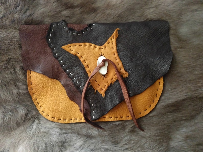 Natural Tones Buckskin Belt Bag / Hip Pouch / Fanny Pack image 3