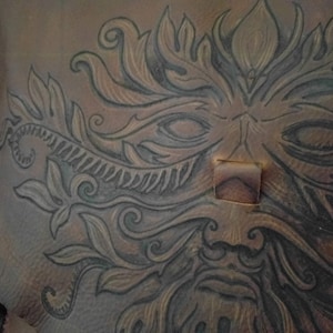 Bolso de mensajero de piel GreenMan
