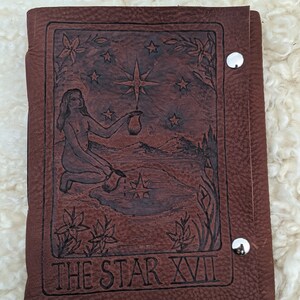 Star Tarot Card Journal / Sketchbook / Diary / Scrapbook / Travel Log image 4